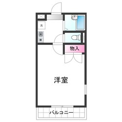 レオパレスKOKADOの物件間取画像